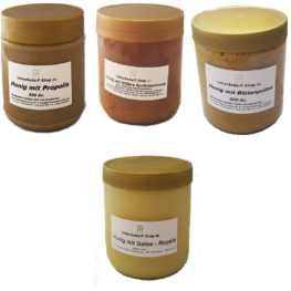 Eifelbienen- Honig mit verschiedenen Zutaten