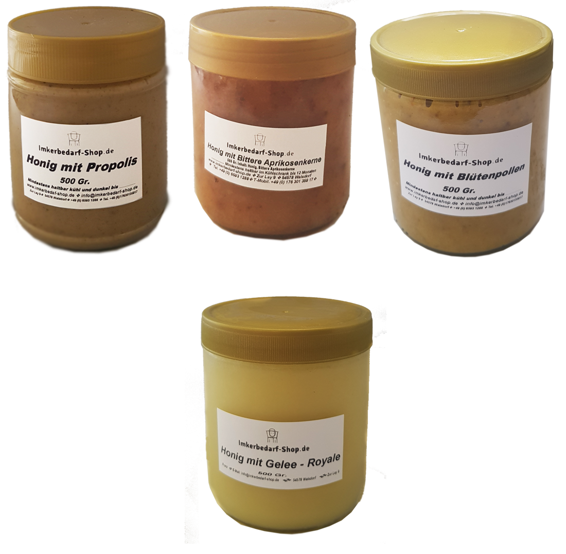 Eifelbienen- Honig mit verschiedenen Zutaten